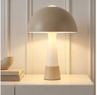 GLOBO LIGHTING LED Nachttischlampe, Leuchtmittel inklusive, Warmwei&szlig;, LED