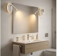 GLOBO LIGHTING LED Wandleuchte, Leuchtmittel inklusive, Warmwei&szlig;, 2x LED...