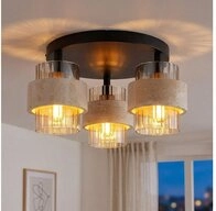 GLOBO LIGHTING LED Deckenleuchte, Leuchtmittel inklusive, Warmwei&szlig;, LED