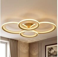 GLOBO LIGHTING LED Deckenleuchte, LED-Leuchtmittel fest verbaut, Warmwei&szlig;, LED