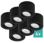 Oktaplex lighting LED Deckenstrahler Lile Aluminium Deckenspot schwarz dimmbar,