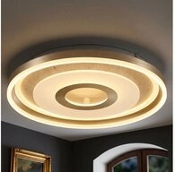 GLOBO LIGHTING LED Deckenleuchte, LED-Leuchtmittel fest verbaut, Warmwei&szlig;, LED