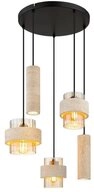 GLOBO LIGHTING LED Pendelleuchte, Leuchtmittel inklusive, Warmwei&szlig;, LED