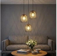 GLOBO LIGHTING Pendelleuchte, Leuchtmittel inklusive, Warmwei&szlig;, LED...