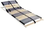 vidaXL Bett Bett-Lattenrost Braun 90 x 190 cm Massivholz Buche (1-tlg) braun