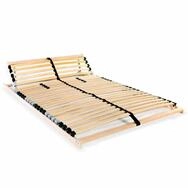 vidaXL Bettgestell vidaXL Lattenrost mit 28 Latten 7 Zonen 140x200 cm