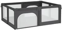 vidaXL Laufgitter 190 x 150 x 70 cm Laufstall mit 2 T&uuml;ren Dunkelgrau...