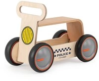 MamaToyz Laufrad Polizei, EN71 zertifiziert, Traglast bis 20KG, LxBxH 47x25x34cm