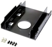 LogiLink Einbaurahmen LOGILINK Einbaurahmen f&uuml;r 2x 6,35 cm (2,5) Festplatten