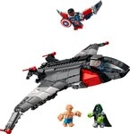 LEGO&reg; Marvel 76347 Avengers: Doomsday Quinjet Spielbausteine, (Set, 433 St.,...