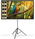 tectake Beamer-Leinwand f&uuml;r 4K, HD, Ultra HD und Full HD, Format 16:9, 72&ldquo;