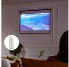 HOMCOM Beamer Leinwand 171 x 130 cm 84 Zoll 4:3 HD 4K Motorleinwand (f&uuml;r...