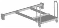 Zarges T-Gleiter ZARGES Tankwagenleiter Fahrwerk mit Traverse starr