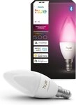 Philips Hue LED-Leuchtmittel Smarte Kerzenlampe, E14, 500 lm, White & Color...