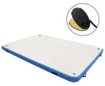 vidaXL Schwimmsitz Aufblasbare Schwimmmatte Blau und Wei&szlig; 300x300x15 cm 300 cm...