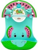Kids Euroswan Kinderbesteck Frootimals Babylatz Melany Melephant blau Silikon