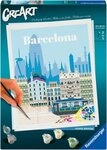 Ravensburger Malen nach Zahlen CreArt, Farbenfrohes Barcelona, Made in Europe