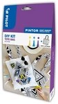 PILOT Buntstift PILOT Kreativmarker PINTOR 3er DIY-Set + Jute Beutel
