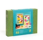 DJECO Kreativset Atelier 47 Gel-Druck Gelatinedruck mit Zubeh&ouml;r Druckkunst