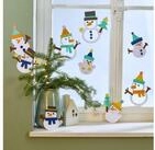 Spiel Bastelset - Fensterbild Schneem&auml;nner