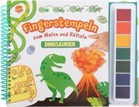Fingerstempeln zum Malen und R&auml;tseln. Dinosaurier / diverse