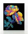 BrainBox Spiel DIAMOND DOTZ - Diamond Painting Neon Blumen