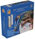 Carrera&reg; MALEFIX Wachsmalstifte Malset mit Papierrolle Konstruktions-Spielset