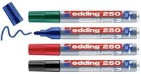 edding Whiteboard Marker Edding 4-250-4-2 Whiteboardmarker Set Blau, Gr&uuml;n, Rot,