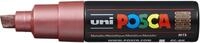 POSCA Marker Faber Castell Marker UNI POSCA PC-8K 8 mm rot metallic