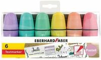Eberhard Faber Marker Textmarker Mini Pastell 6er Etui