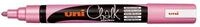 Mitsubishi Marker uni-ball Kreidemarker Chalk marker PWE5M, rosa metallic