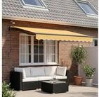 vidaXL Markise vidaXL Ausziehbare Markise Sand 450 x 350 cm Polyester