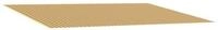 vidaXL Markise Markisenersatzstoff Orange und Schwarz 250 x 200 cm Polyester...