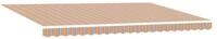 vidaXL Markise Ausziehbare Markise Mehrfarbig 500 x 300 x 165 cm (1-St)