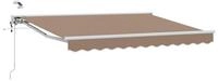 vidaXL Markise Elektrische ausziehbare Markise Taupe 5 x 3 m (1-St)