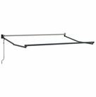 vidaXL Markise Elektrisches Markisenrahmen Anthrazit 3 x 2 m Aluminium (1-St)