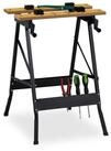 relaxdays Werkbank Klappbare Werkbank mit Spannbacken, (5-tlg)