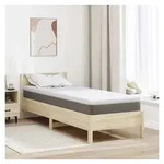 Matratzenauflage vidaXL, Matratzenauflage Wei&szlig; 70 x 200 cm Jacquard Stoff