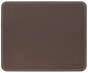 Inline Mauspad Maus-Pad Premium Kunstleder, 255x220x3mm, braun