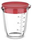 Mepal Backblech Mepal Chef it 500 ml Glas Messbecher mit Deckel - Coral