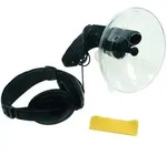 ChiliTec Richtmikrofon Parabol-Richtmikrofon mit Kopfh&ouml;rer &Oslash; 26cm I max. 90m