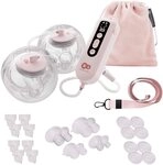 Kinderkraft Elektrische Doppelmilchpumpe GENTLEFLOW, mit 3 Modi, 9 Stufen und