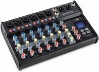 Pronomic Mischpult B-803 8-Kanal Mini-Mixer - Live/Studio DJ Mixer, mit...