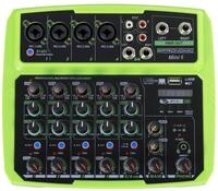 Pronomic Mischpult Mini6 USB-betriebener 6-Kanal Mixer, (2-tlg), mit