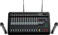 Pronomic Mischpult 12-Kanal-Powermischer 760 Watt RMS-Leistung, (inkl. 2