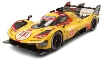 Bburago Modellauto Ferrari 499P #83 Le Mans 2024 gelb Kubica Schwarzman Ye,...
