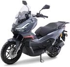 Burnout Motorroller QS125 ADV Grau, 125 ccm, 90 km/h, Euro 5+, TFT Display, LED,