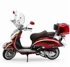 Burnout Motorroller EasyCruiser Artemis Rot Beige, 125 ccm, 85 km/h, Euro 5+,...