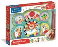 Clementoni&reg; Lernspielzeug Tiere Animal Farbiges Baby-Schlagzeug Clementoni