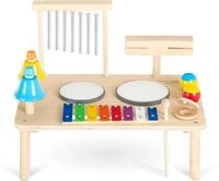 Classic Cantabile Spielzeug-Musikinstrument MT-121 12 in 1 Percussion...